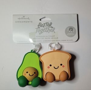 Hallmark Avocado & Toast Better Together Ornaments